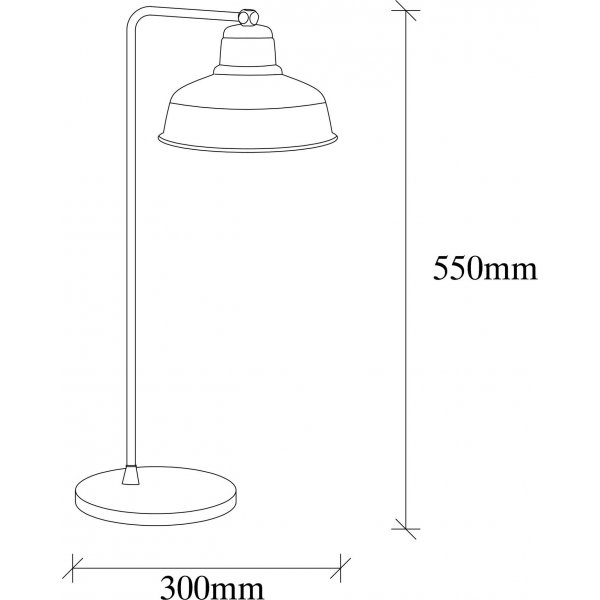 Bergen pöytävalaisin - valkoinen Bergen pöytävalaisin - valkoinen