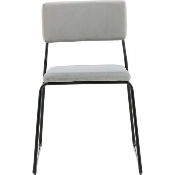 Frequency tuoli - Vaaleanharmaa sametti