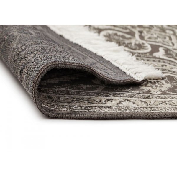 Casablanca Kashan -viskoosimatto - Antrasiitti Casablanca Kashan -viskoosimatto - Antrasiitti