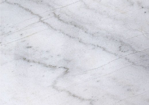 Maryland-sohvapyt 75x75 cm - Aitoa valkoista marmoria / Mattaa messinki