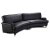 Howard Luxor XL kaareva 5:n istuttava sohva - Valinnanvapaa väri!