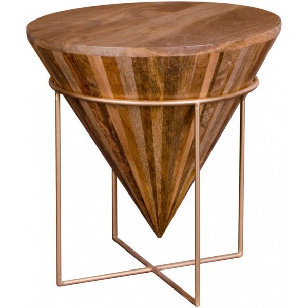 Hapur sohvapöytä 45 x 45 cm - Mangopuuta Hapur sohvapöytä 45 x 45 cm - Mangopuuta