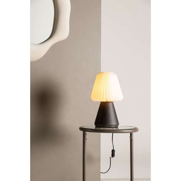 Fj�llen p�yt�valaisin - p�hkin�/valkoinen