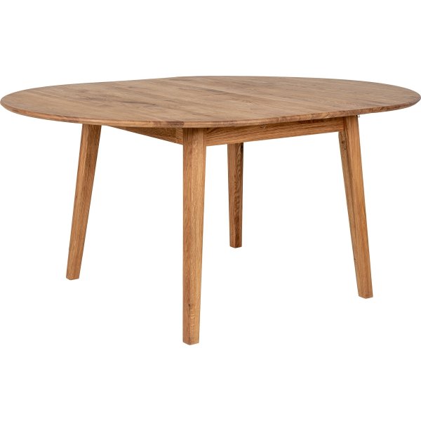 Metz ruokapyt 118-158 x 118 cm - ljytty tammi