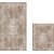 Romantica kylpyhuonemattosarja (2 kpl) - Beige - 60 x 100 cm (1 kpl) / 60 x 150 cm (1 kpl)