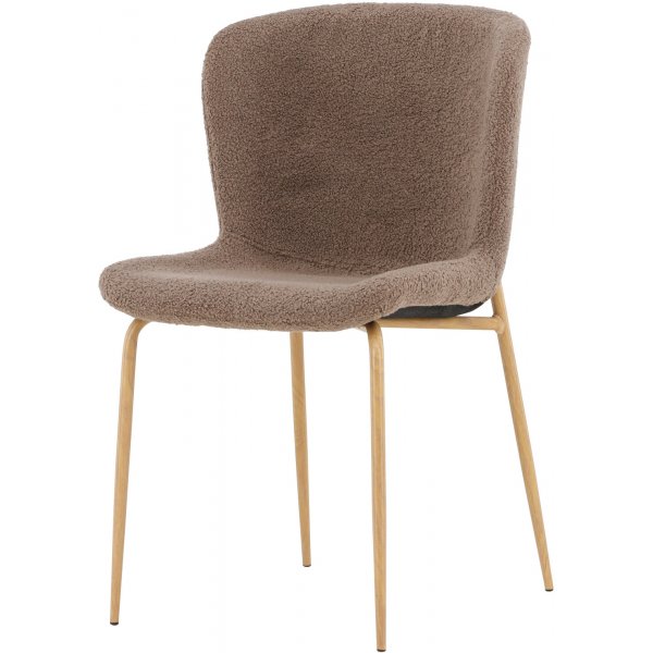 Modesto ruokapöydän tuoli - Ruskea boucle Modesto ruokapöydän tuoli - Ruskea boucle