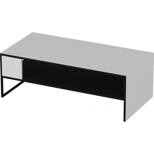 Concord sohvap�yt� 120 x 60 cm - Valkoinen/musta