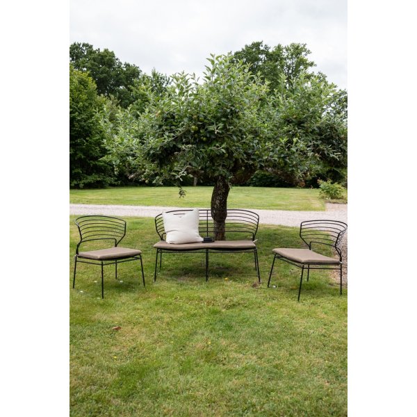 Milano sohvaryhmä - musta/hiekkabeige Milano sohvaryhmä - musta/hiekkabeige