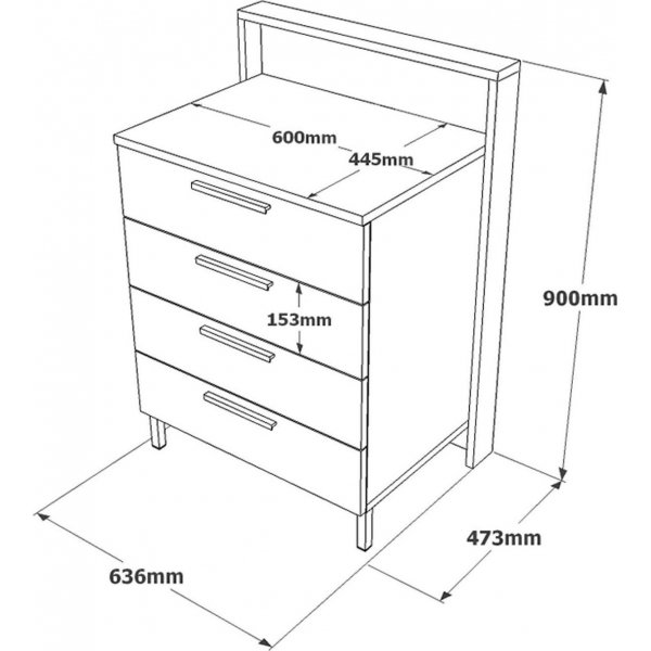 Kodin lipasto - Ruskea/harmaa