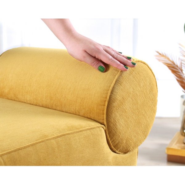 Linburg-pouf - keltainen Linburg-pouf - keltainen