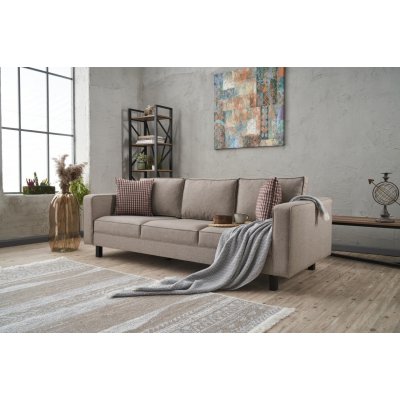 Kale 3-istuttava sohva - Kermanvalkoinen pellava