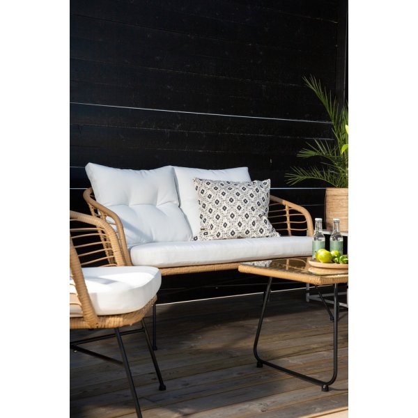 Viga sohvaryhmä - rottinki/valkoinen Viga sohvaryhmä - rottinki/valkoinen