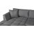 Bobo divaani sohva vasen - harmaa