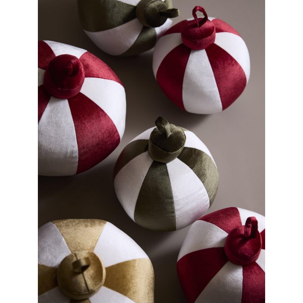 Pallokoristetyyny 28 cm - punainen Pallokoristetyyny 28 cm - punainen