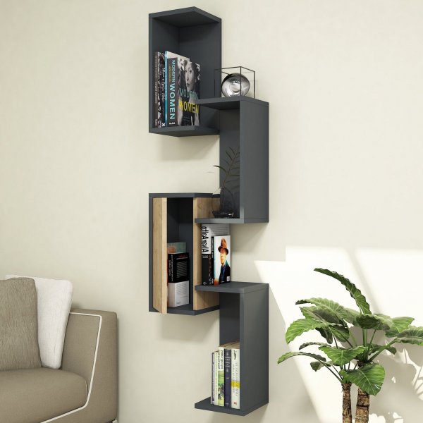 Esta sein�hylly - antrasiitti/safiiri