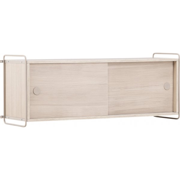 Paris-seinkaappi 48 x 122 cm - Beige/Whitewash