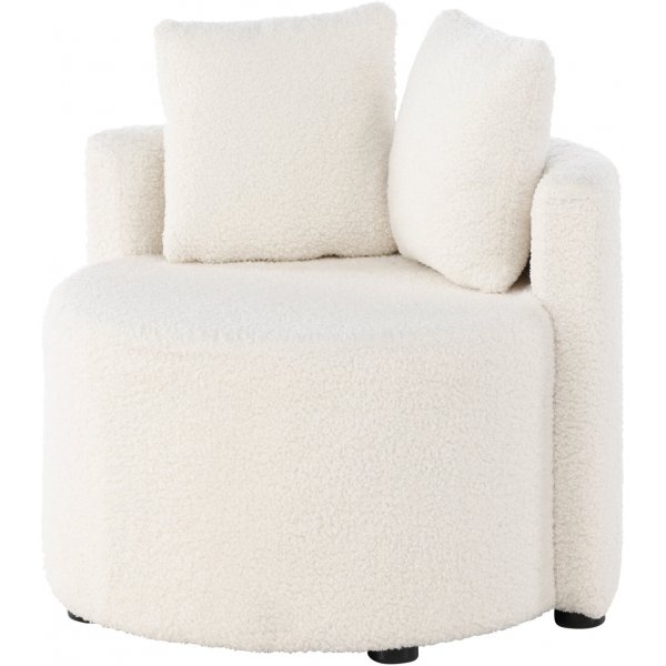 Kelso 2-istuttava lasten sohva - Valkoinen nalle Kelso 2-istuttava lasten sohva - Valkoinen nalle