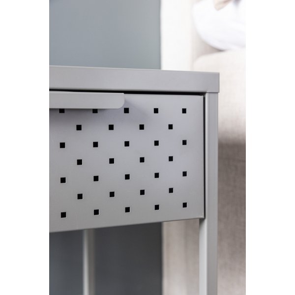 Sacramento yöpöytä - vaaleanharmaa Sacramento yöpöytä - vaaleanharmaa