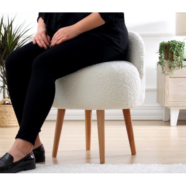 Rufmee pouf - valkoinen Rufmee pouf - valkoinen