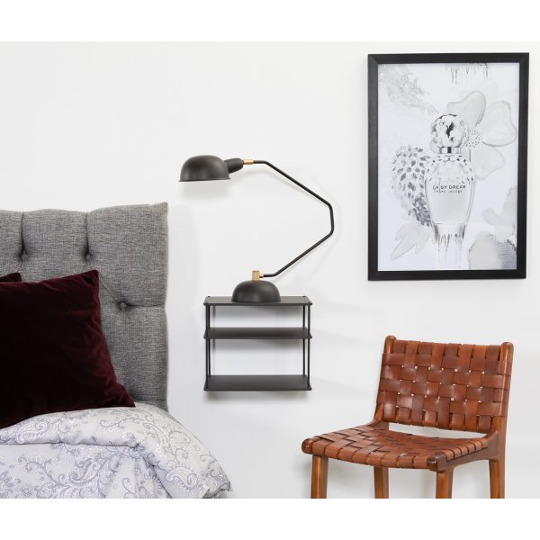 Elliot seinn ripustettava ypyt - Musta