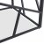 Kosmos sohvapyt 55 x 55 cm - Harmaa marmori/musta