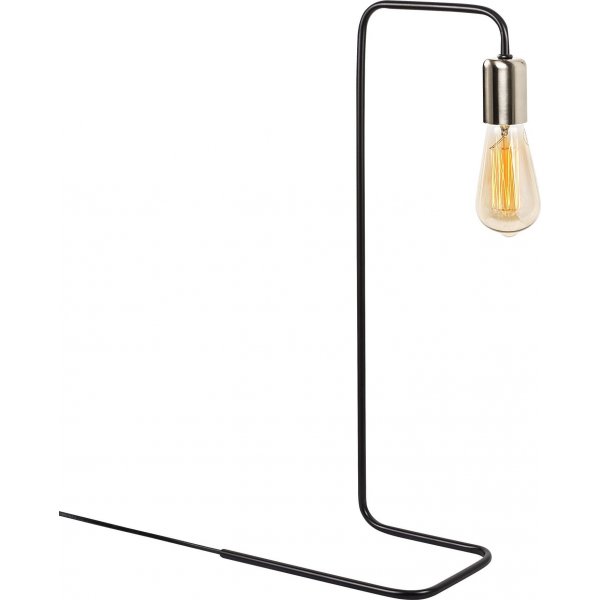 Denge-p�yt�valaisin - Musta/nikkeli