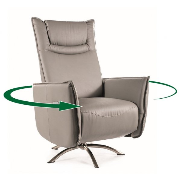 Sähköinen nojatuoli harmaata PU-muovia Sähköinen nojatuoli harmaata PU-muovia