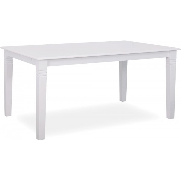 Mellby valkoinen jatkettava ruokapyt 180/225/270 cm