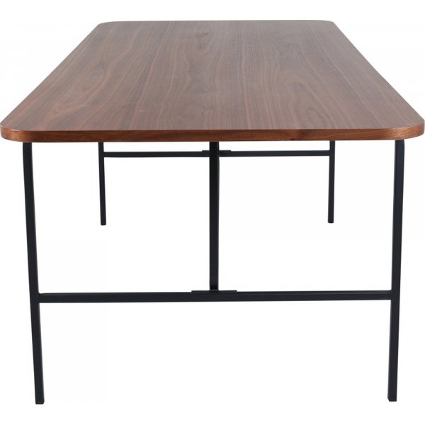 Kartioruokapöytä 200 cm - Musta/pähkinä Kartioruokapöytä 200 cm - Musta/pähkinä