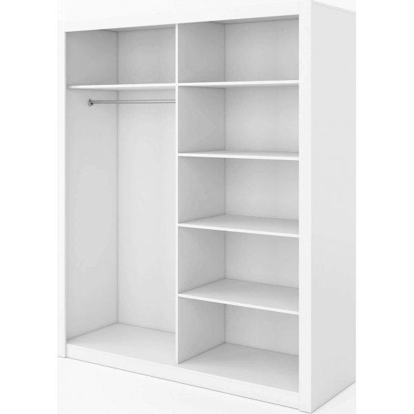 Einar vaatekaappi - Valkoinen Einar vaatekaappi - Valkoinen