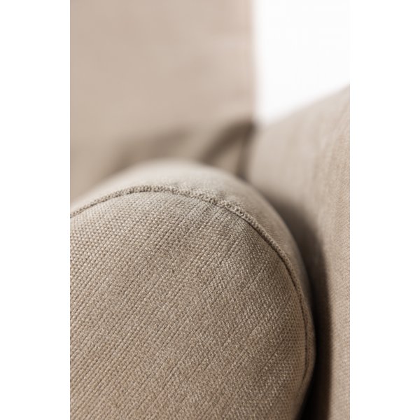 Antibes 2-istuttava sohva - beige/musta