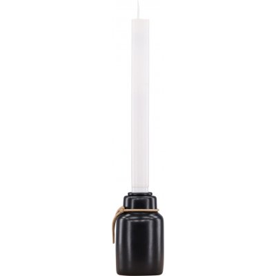 Ulricehamn LED-kynttilnjalka 28 x 6 cm - musta/valkoinen