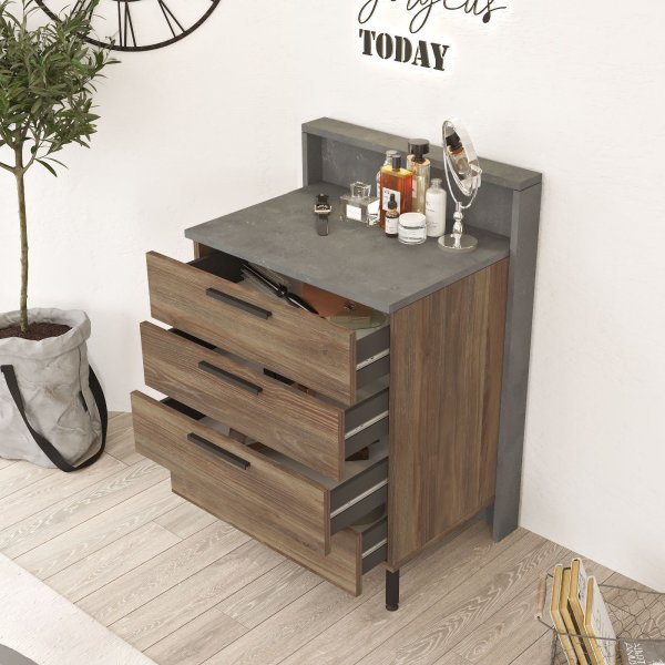 Kodin lipasto - Ruskea/harmaa