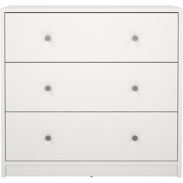 Toukokuun lipasto 3 laatikolla - Valkoinen Toukokuun lipasto 3 laatikolla - Valkoinen