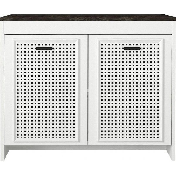 Valmis kaappi - Valkoinen/tummanruskea Valmis kaappi - Valkoinen/tummanruskea