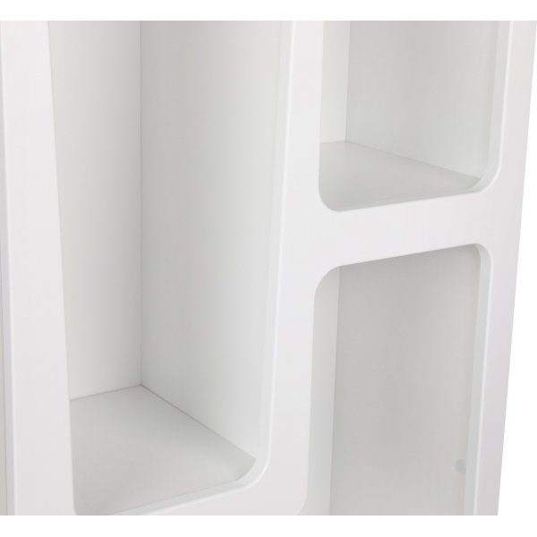 Vivanta hylly 60x30x150 cm - Valkoinen