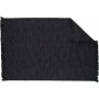Elton flatwoven villamatto - musta
