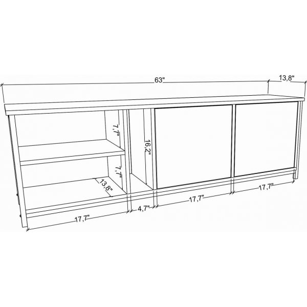Primrose mediapenkki - musta/antrasiitti Primrose mediapenkki - musta/antrasiitti