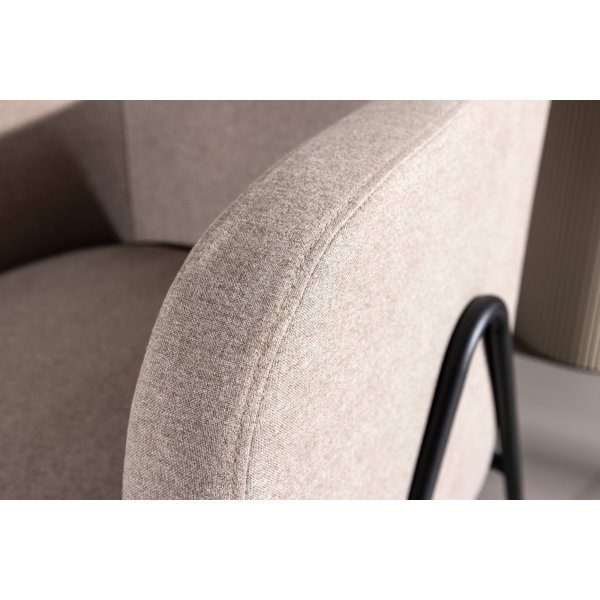 Rika nojatuoli - beige/musta