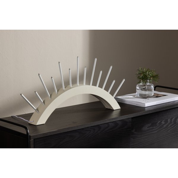 Björnrike pöytävalaisin - beige Björnrike pöytävalaisin - beige