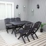 Havng ruokailuryhm (sohva 2 tuolia ja pyt) - Musta