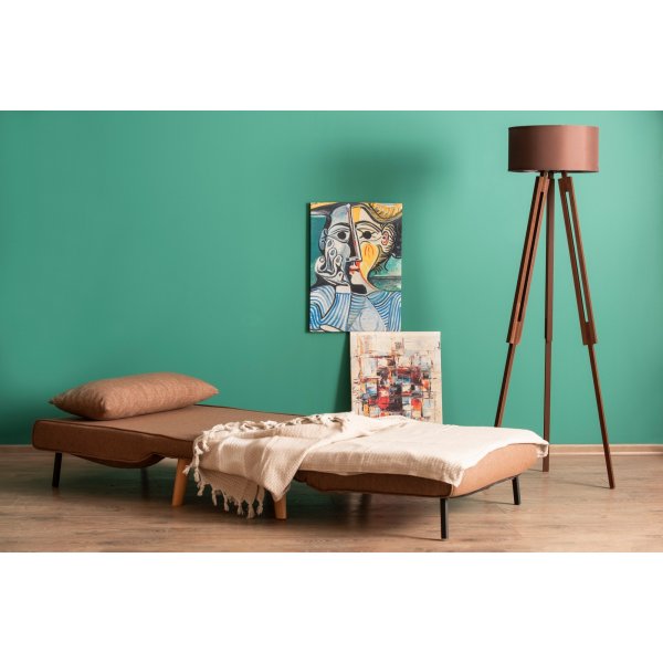 Taitettava nojatuoli - ruskea Taitettava nojatuoli - ruskea