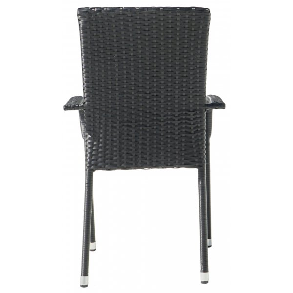 Pinottava ulkotuoli tyynyllä Pinottava ulkotuoli tyynyllä