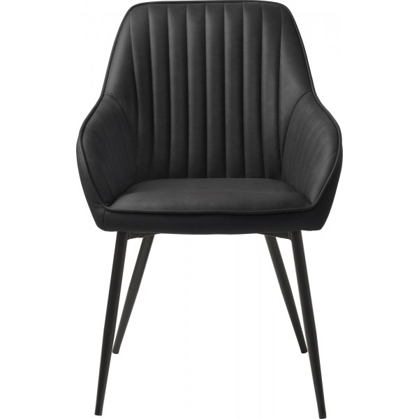 Boston-nojatuoli mustaa PU:ta