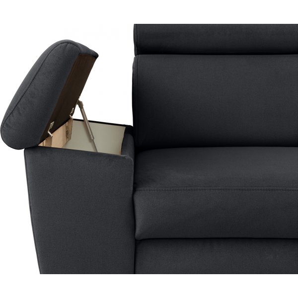 Santi divaani vuodesohva oikea - harmaa Santi divaani vuodesohva oikea - harmaa