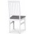 Fr tuoli - valkoinen/harmaa + Huonekalujen hoitosarja tekstiileille
