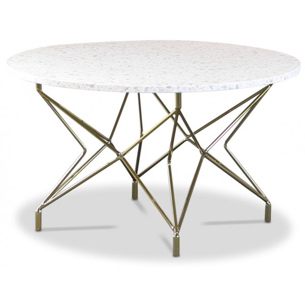 Terrazzo pyre sohvapyt  80 cm - Bianco Terrazzo & Star-messinkirunko