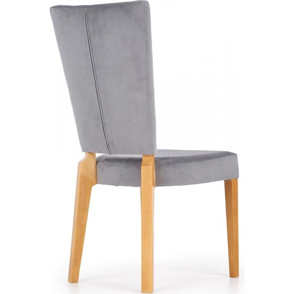 Tuoli Kiki - harmaa ja puu Tuoli Kiki - harmaa ja puu