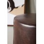 Eastport-pouf - ruskea PU
