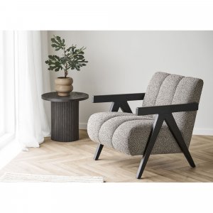 Boavista sivupöytä Ø48 cm - Tummanruskea Boavista sivupöytä Ø48 cm - Tummanruskea